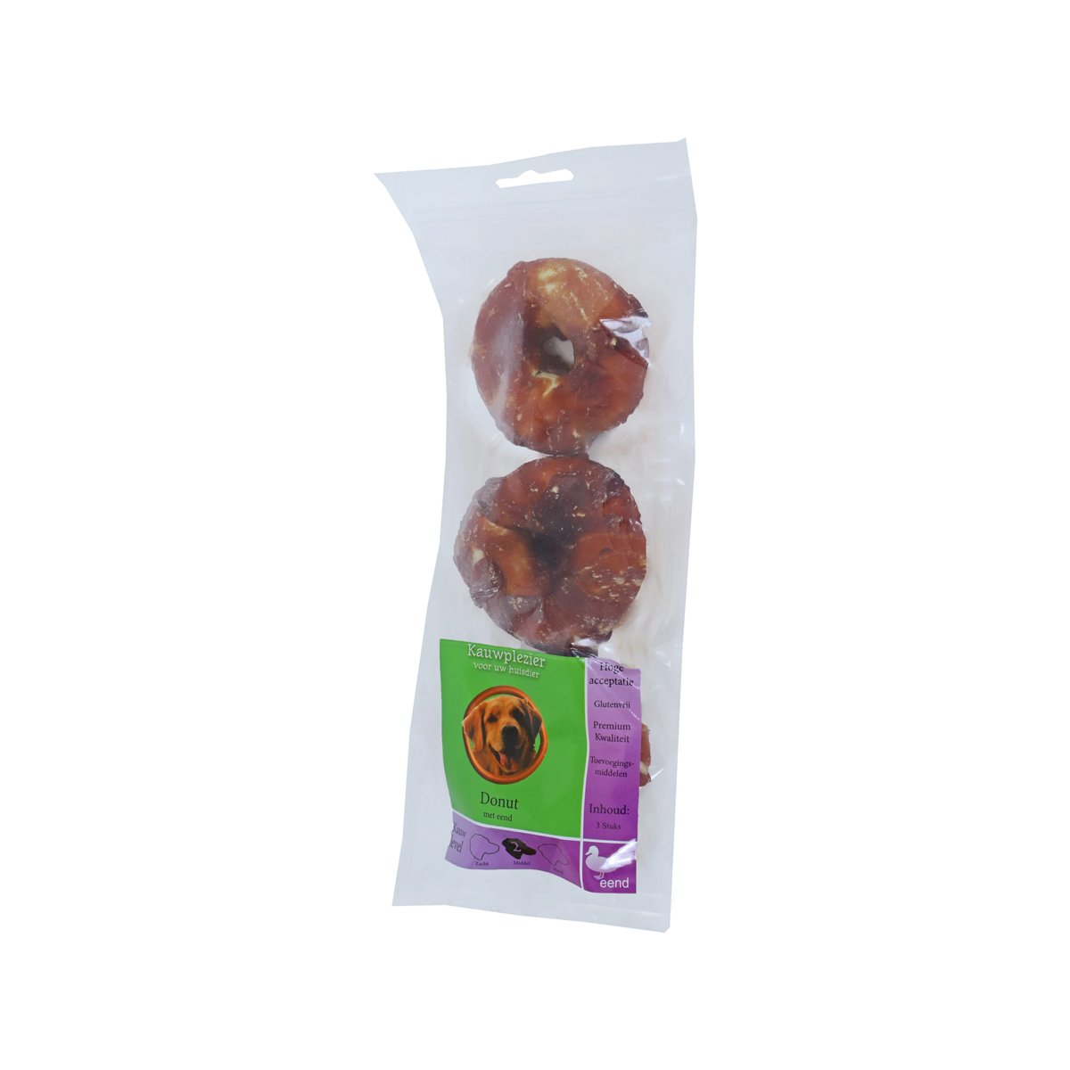 Gebr. de Boon  Hondenkluif Donut Eend Mini 3x