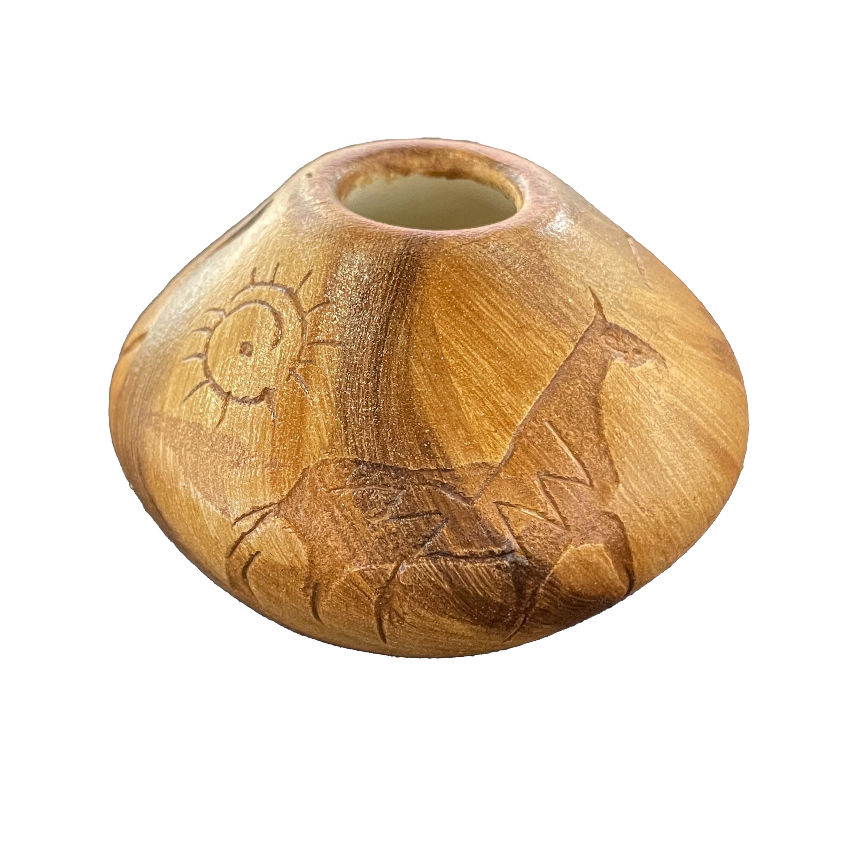 "MINI SEED POT" Petroglyph Pottery