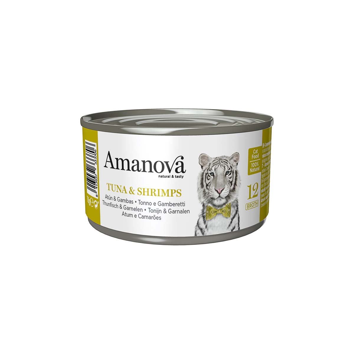 Amanova Blikvoeding Kat Tuna & Shrimps