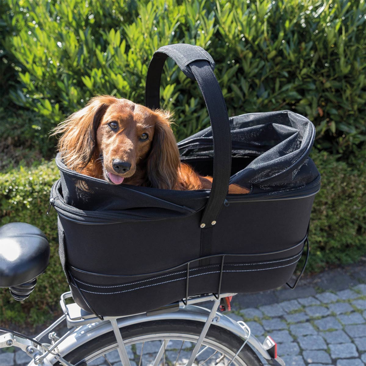 Trixie Fietsmand Bagagedrager Long Breed Zwart