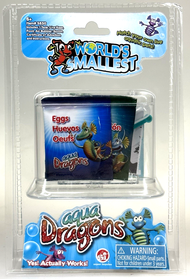 Worlds Smallest Agua Dragons