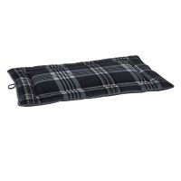 Bowsers Cosmopolitan Dog Crate Mat - Greystone Tartan M