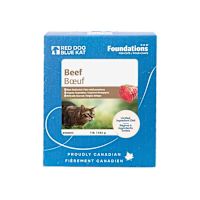 Red Dog Blue Kat Raw Cat Food - Beef Foundations (4 x 1/4lb)