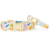 Handmade in USA Dog Collar - Alja Horvat Terrazzo Metal Buckle