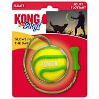 KONG High-Viz Bunji Ball Dog Fetch Toy - Large
