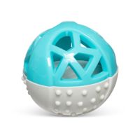 Messy Mutts Totally Pooched Catch n' Squeak Ball Dog Toy Teal