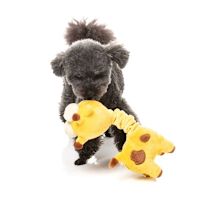 FuzzYard Plush Neck Minnit Dog Toy - Neckhloas The Giraffe