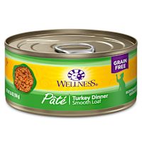 Wellness Cat Food Can - Turkey Pate 155 g (5.5 oz) Case of 24