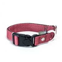 ppark AIR Bamboo Charcoal Dog Collar Burgundy XL