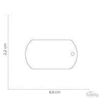 My Family Custom Pet ID Tags - Flags Canadian Flag