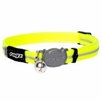 Rogz AlleyCat Safety Release Cat Collar Dayglo 8" - 12"
