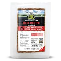 Raised Right Gently Cooked Frozen Dog Food - Beef 16 oz