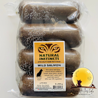 Natural Instincts Raw Dog Food - Wild Salmon with Bone & Veg 8 x 500 g