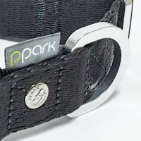 ppark AIR Bamboo Charcoal Dog Collar Navy L