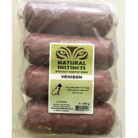 Natural Instincts Raw Dog and Cat Food - 100% Non-Med Venison with Organ NO VEG