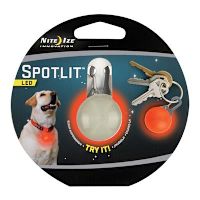 Nite Ize - SpotLit LED Flashing Dog Collar Light Orange