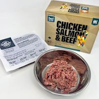 Big Country Raw Frozen Cat Food - Fare Game Chicken Salmon Beef 2 lb