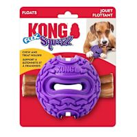 KONG Flex Squeezz Ball Treat & Chew Holder Toy