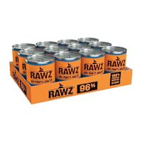 Rawz Pet Food Dog Pate Cans - 96% Salmon 12.5 oz Case of 12
