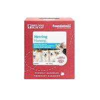 Red Dog Blue Kat Raw Dog Food - Herring &  Veggies Foundations 1 lb (4 x 1/4 lb)