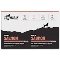 Iron Will Raw Frozen Dog Food - Original Salmon Dinner 12 lb