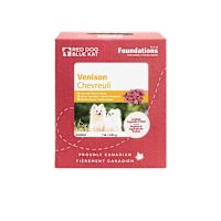 Red Dog Blue Kat Raw Dog Food - Venison & Veggies Foundations 1 lb (4 x 1/4 lb)