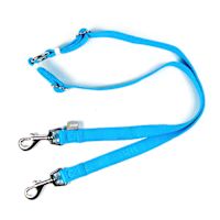 ppark i-Series Coupler Double Dog Lead/ Leash Aqua L