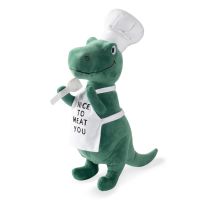 BBQ Pitmaster T-Rex Plush Dog Toy
