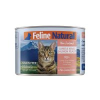 K9 Feline Natural Cat Canned Food - Lamb & King Salmon Feast 6 oz