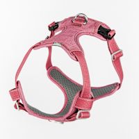 ppark AirFit Front-Clip Dog Harness Pink Denim L