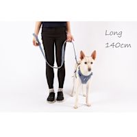 ppark AirFit Denim 2-Way Dog Leash Navy Denim 1.5 cm (S/M)