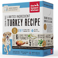 Honest Kitchen Limited Ingredient Dog Food - Turkey  4 lb box