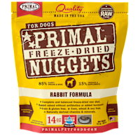 Primal Freeze-Dried Raw Dog Food - Rabbit 14 oz