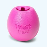 West Paw Dog Toy Rumbl Hot Pink S 3.5"