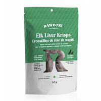 Rawbone Grass-Fed Elk Liver Krisps Dog & Cat Treat 65g