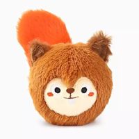 HugSmart Super Zoo Spiky Ball Dog Toy - Squirrel