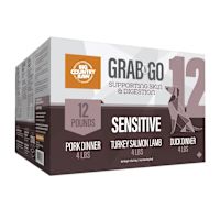 Big Country Raw Frozen Dog Food - Sensitive (Pork Dinner, Turkey Salmon Lamb, Duck Dinner)