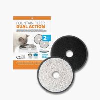 Catit Dual Action Fountain Filter (2 pack) for Stainless Steel Drinking Fountain