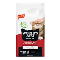 World's Best Cat Litter Multiple Cat Clumping - (Red) 14 lb