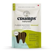 Crumps' Naturals - Plaque Busters Advanced Double Fresh Dental Sticks 7" 10 pk
