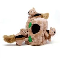 Outward Hound Plush Dog Toy - Hide A Squirrel 