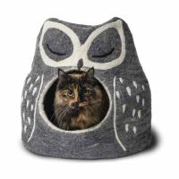 Dharma Dog Karma Cat Cave Owl Grey