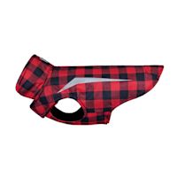 RC Pets Shasta Dog Coat Red Buffalo Plaid 18