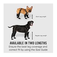Canada Pooch Suspender Dog Boots - Black 1