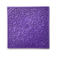 Sodapup Enrichment eMat Lick Mat - Bones 8" x 8"