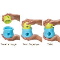 West Paw Dog Toy Zogoflex TOPPL Granny Smith L 4"