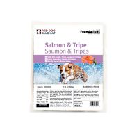 Red Dog Blue Kat Raw Dog Food - Salmon, Tripe & Veggies Foundations 1 lb