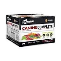 Iron Will Raw Frozen Dog Food - Complete Beef Dinner 6 lb