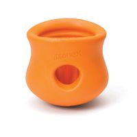 West Paw Dog Toy Zogoflex TOPPL Tangerine S 3"