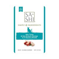 Rawz Sa-Shi Cat Food Topper - Aku Tuna & Sea Bream 50 g  Single